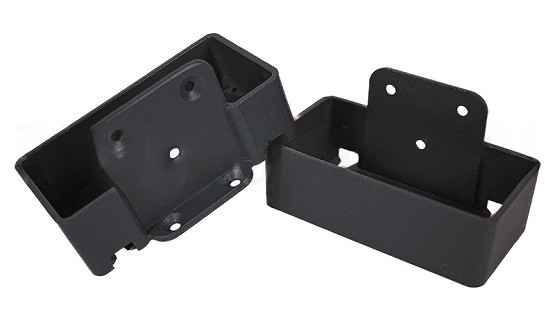 Крепление перил прямое из алюминия GardenParkett Графит купить в Сухом Логу