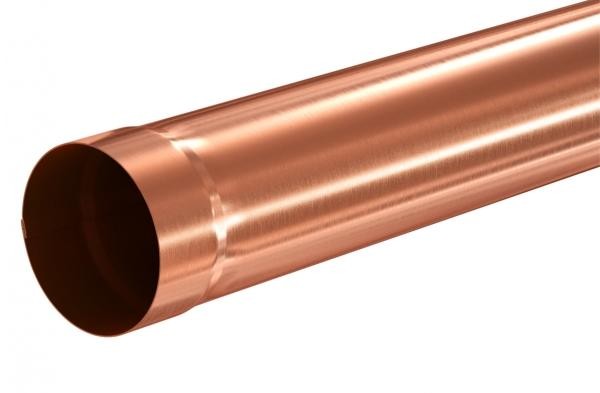 Водосток Aquasistem, система 125x90 - Соединительная труба 1 метр медная купить в Сухом Логу