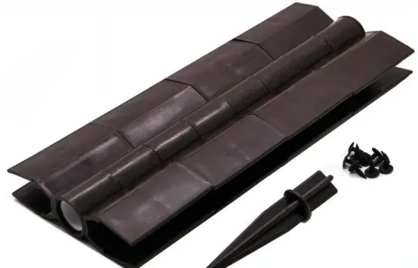 Угловой элемент поворотный, пластиковый от 60° до 300° для доски 300х30 мм из ДПК коричневый Holzhof купить в Сухом Логу