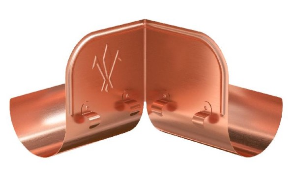 Водосток Aquasistem, система 150/100 - Ограничитель перелива угловой медный купить в Сухом Логу