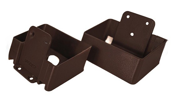 Крепления перил наклонное из алюминия GardenParkett Венге купить в Сухом Логу